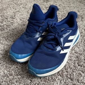 Adidas Navy and White Running Shoes